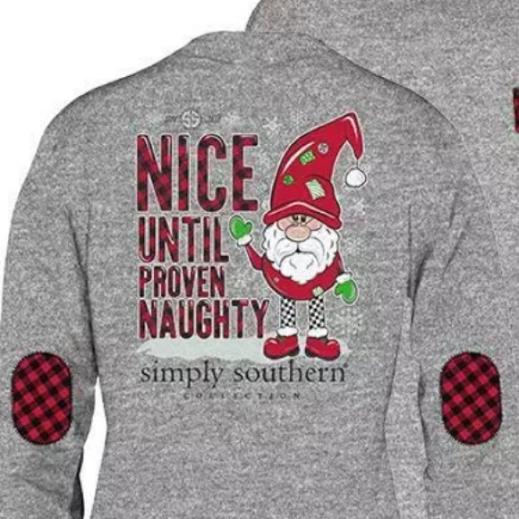 Simply Southern Long Sleeve Christmas Shirt Tee - Picture 3 of 4